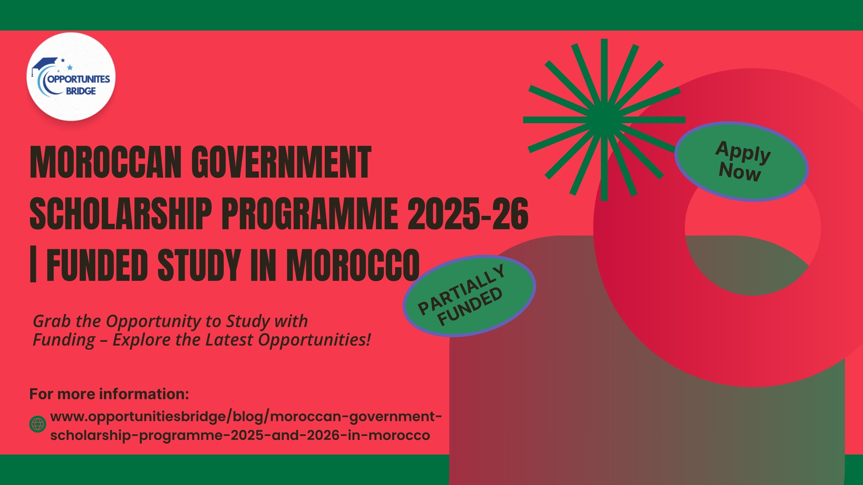 Moroccan Government Scholarship Programme 2025–26 | Funded Study in Morocco
